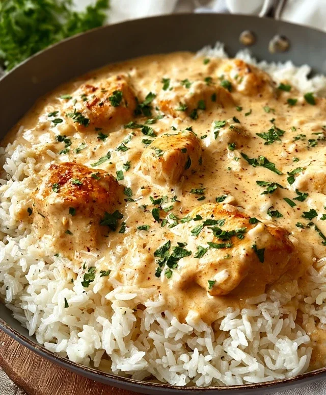 Creamy Smothered Chicken and Rice