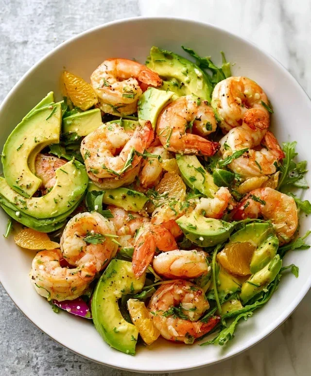 Citrus Shrimp Avocado Salad
