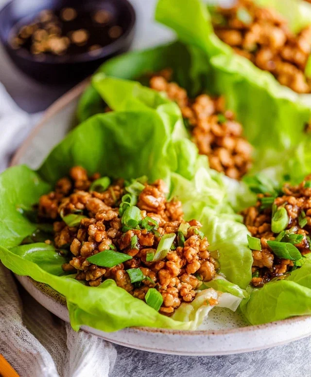 Chicken Lettuce Wraps (PF Chang's Copycat)