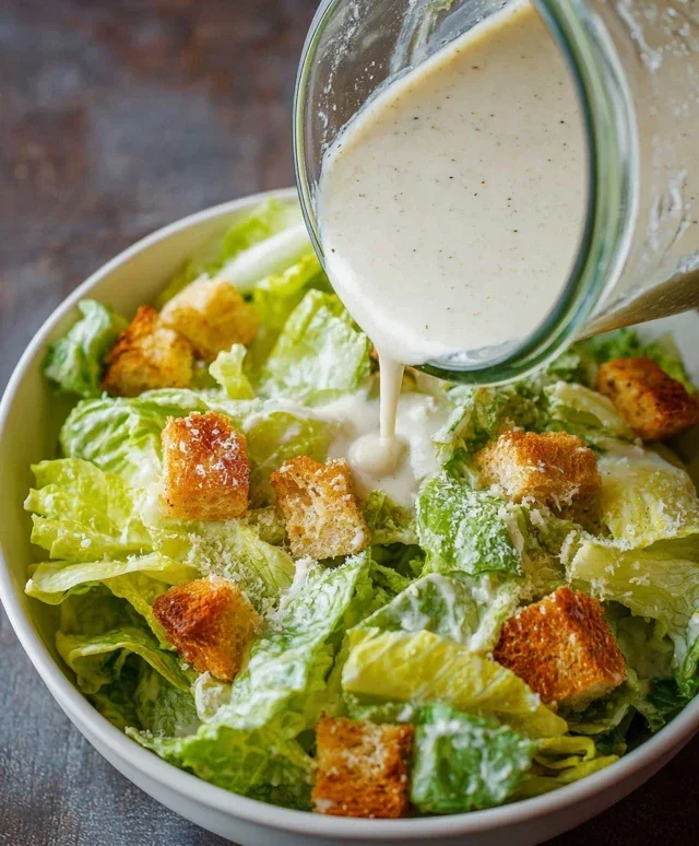 Homemade Caesar Salad Dressing
