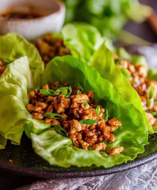 Chicken Lettuce Wraps (PF Chang's Copycat)