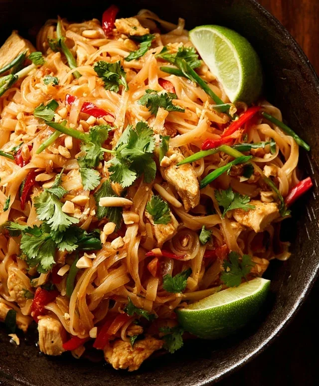 Chicken Pad Thai Dish