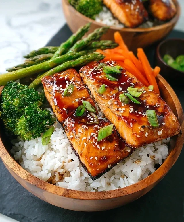Meal Prep Teriyaki Salmon Rice Bowls