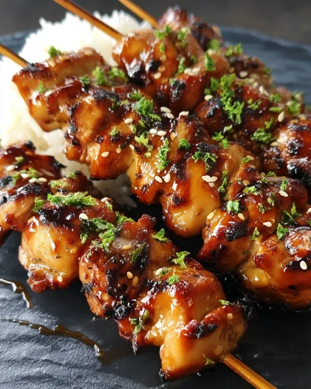 Teriyaki Chicken Skewers