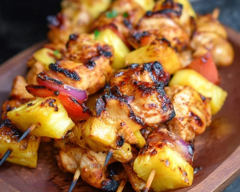 Bang Bang Chicken Skewers