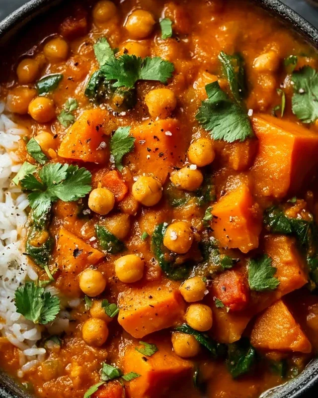Sweet Potato and Chickpea Curry