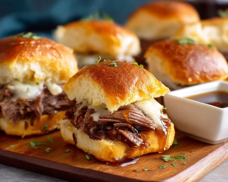 Easy French Dip Sliders Recipe