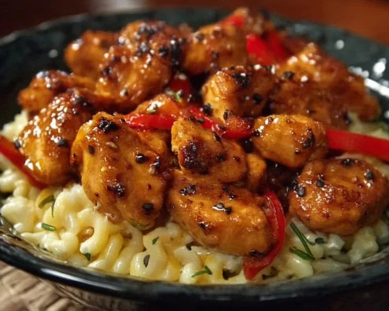 Sweet and Spicy Honey Pepper Chicken