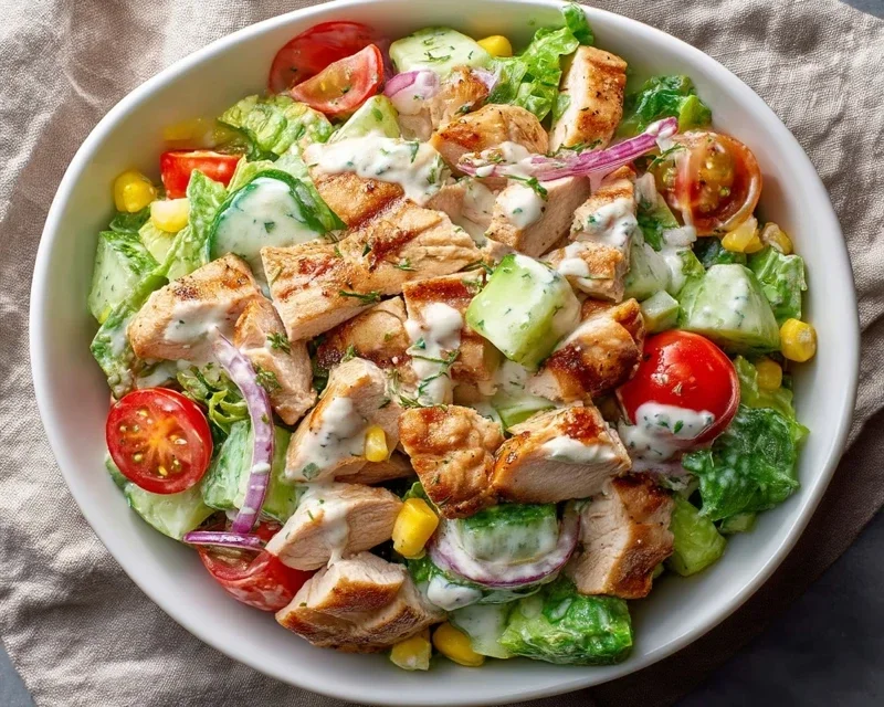 Healthy Ranch Chicken Salad