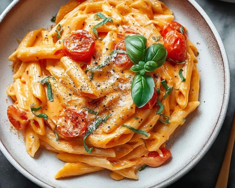 Easy One Pot Creamy Tomato Pasta