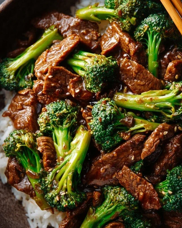 Chinese Beef and Broccoli (牛肉炒西兰花)