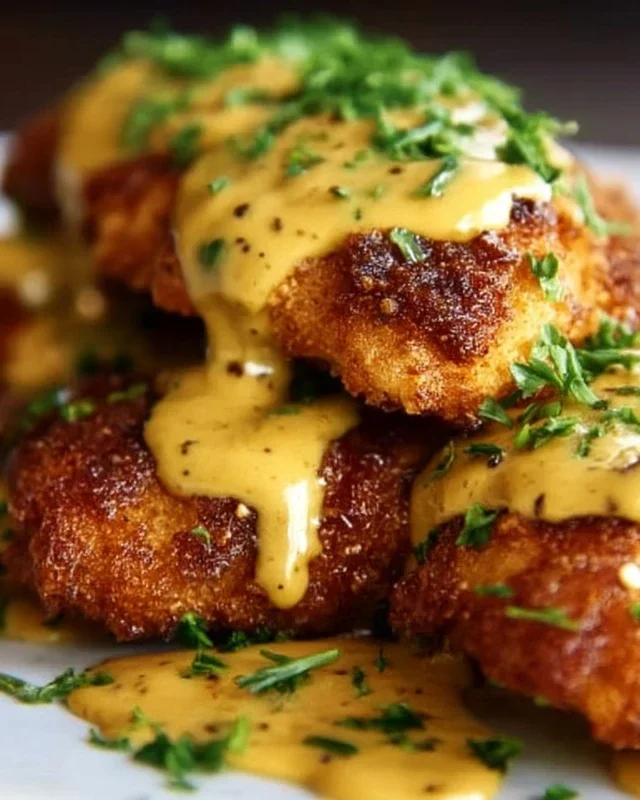 Pretzel Chicken with Mustard-Cheddar Sauce: An Amazing Ultimate Recipe