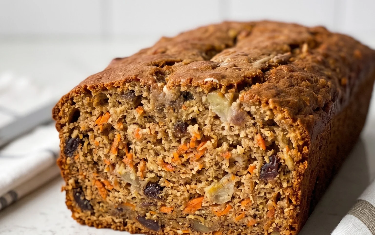 Dairy Free Carrot Cake Banana Bread