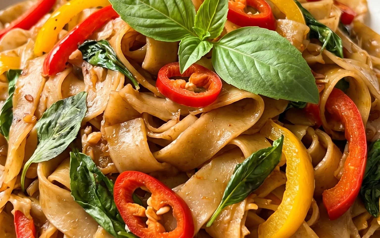 Drunken noodles