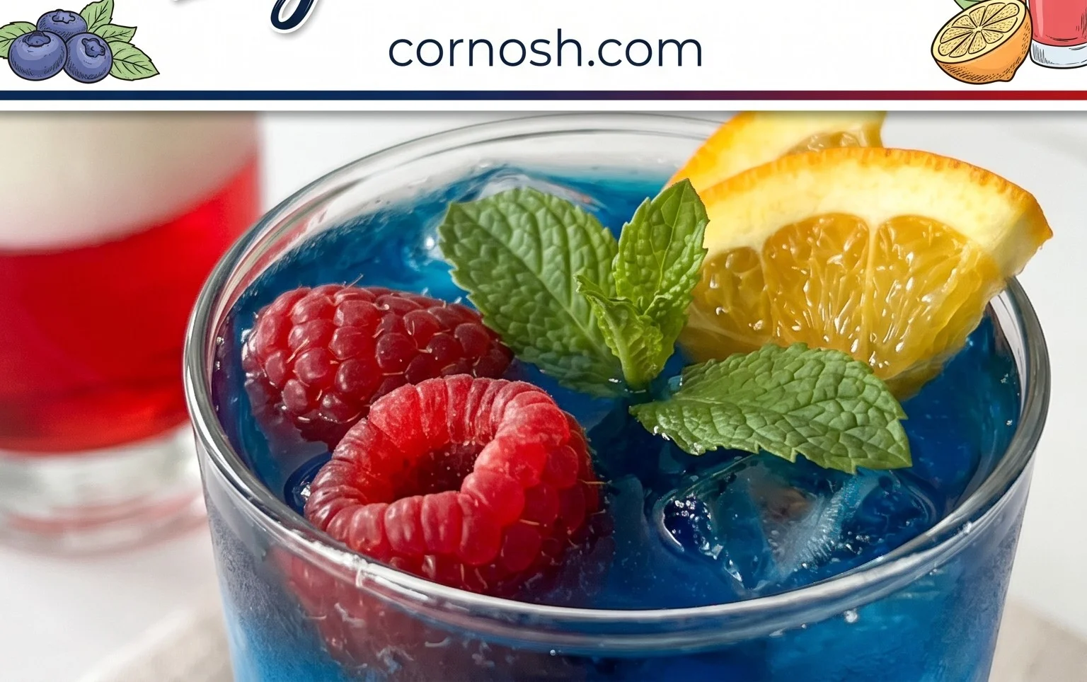 July 4th Layered Drinks Recipe