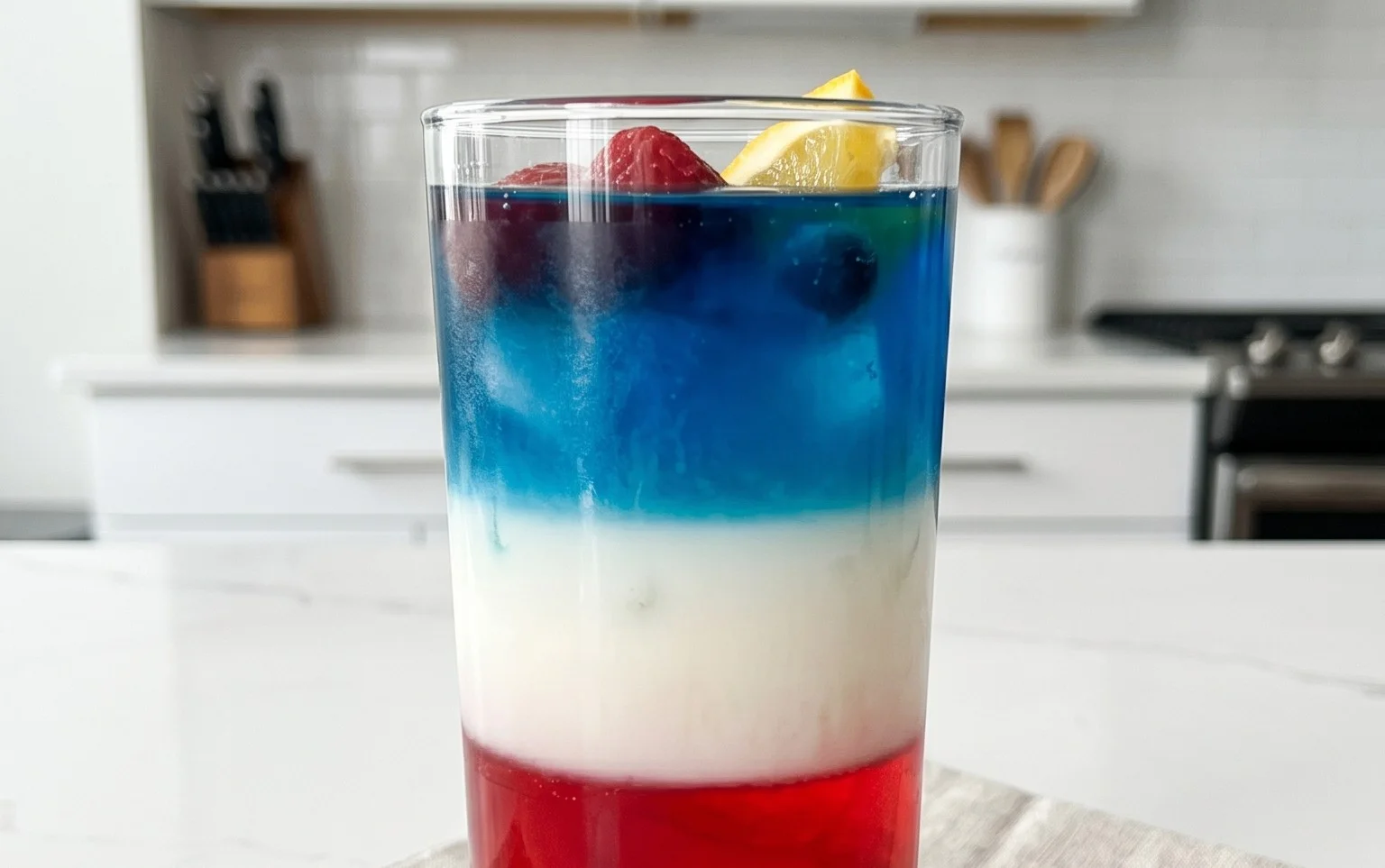 July 4th Layered Drinks Recipe