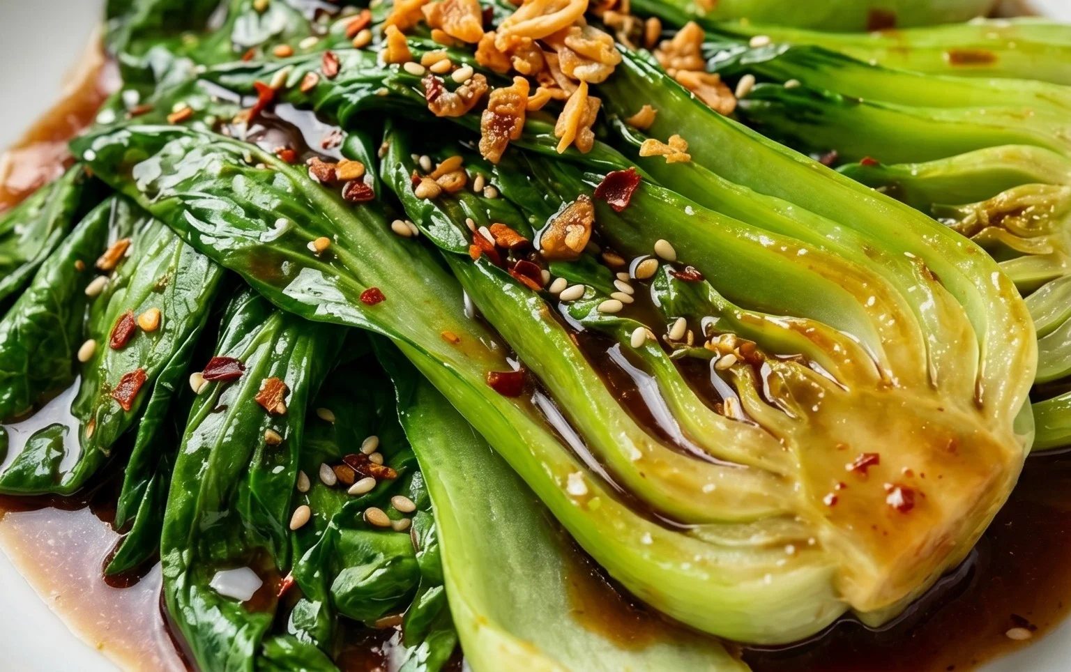Bok Choy with Oyster Sauce