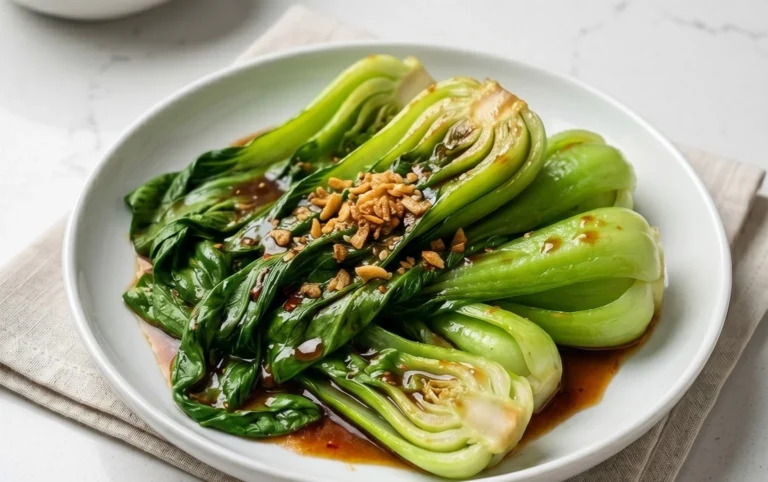 Bok Choy with Oyster Sauce