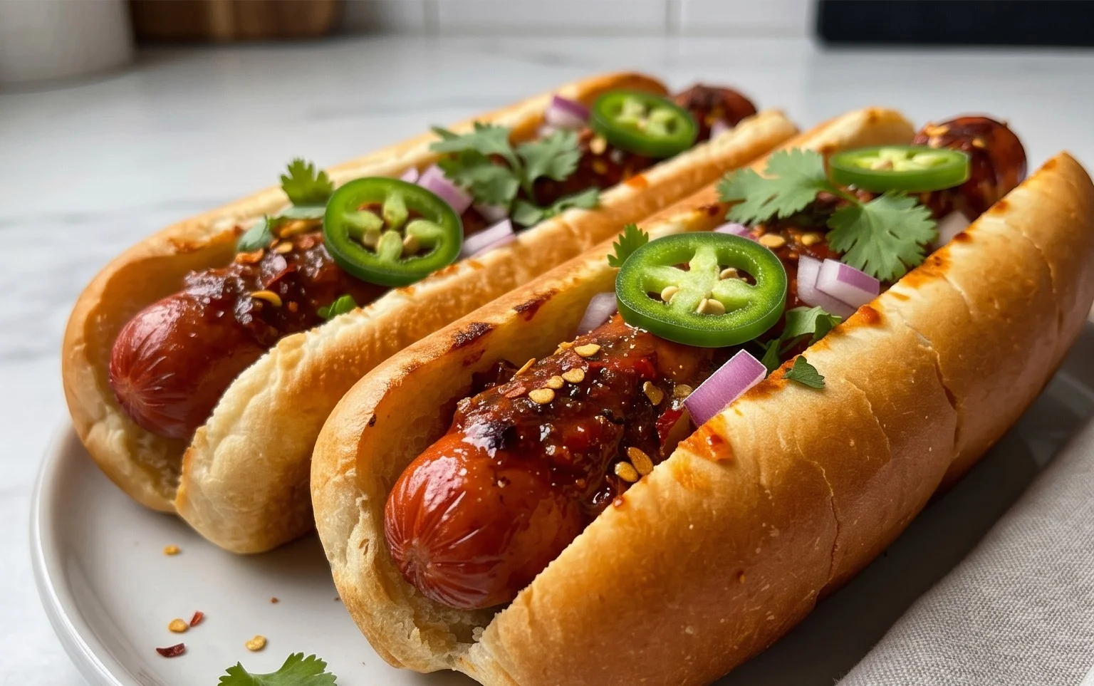 Flavorful Firecracker Hot Dogs