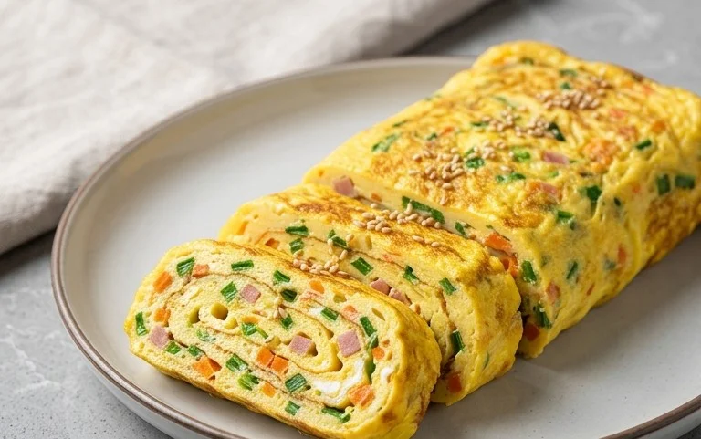 Gyeran Mari (Korean Rolled Omelette)