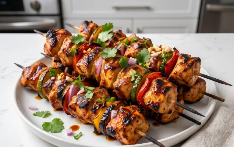 Mexican Barbecue Chicken Skewers