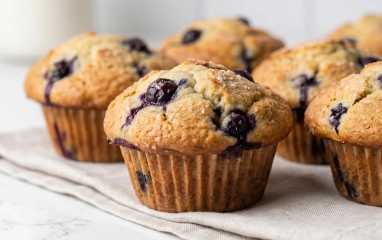 Sour Cream Blueberry Muffins