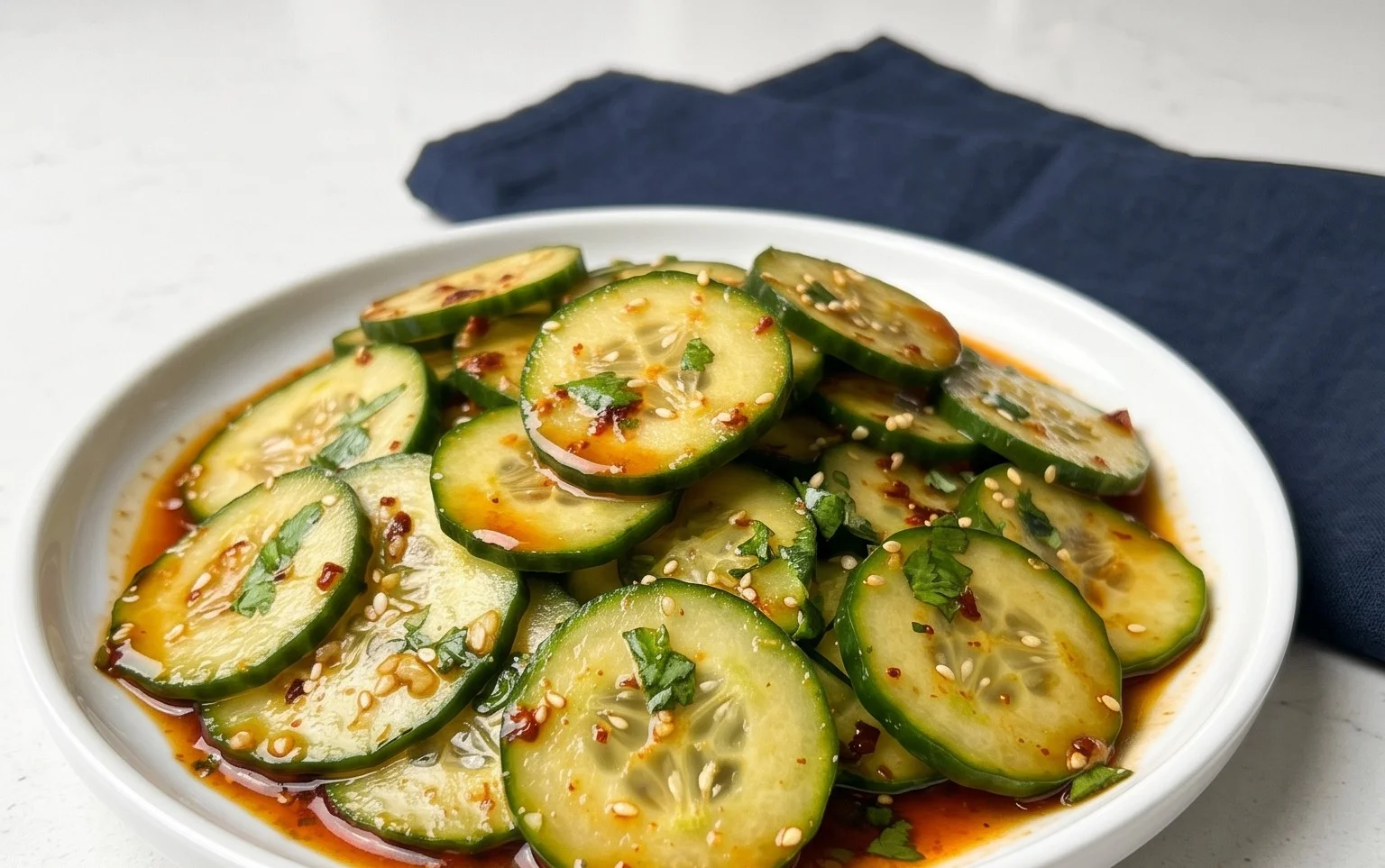 Spicy Asian Cucumber Salad