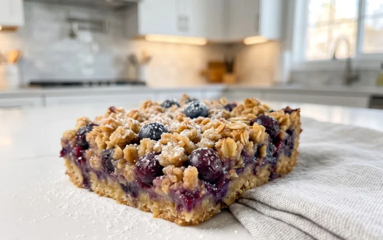 Blueberry Oatmeal Bars