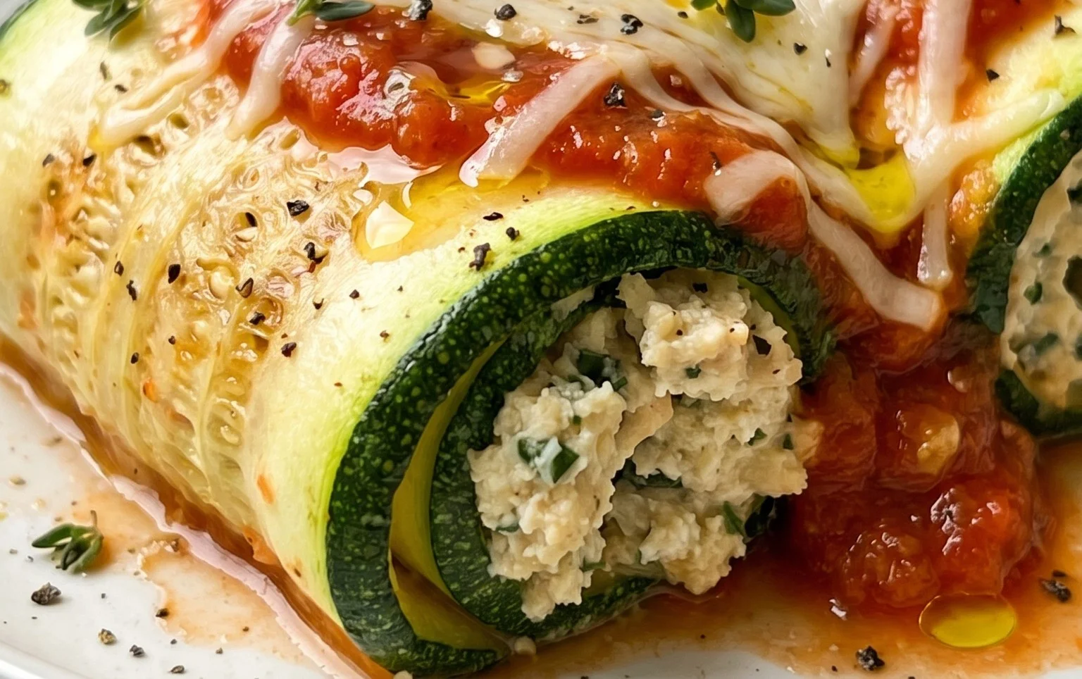 Vegan Zucchini Rollatini