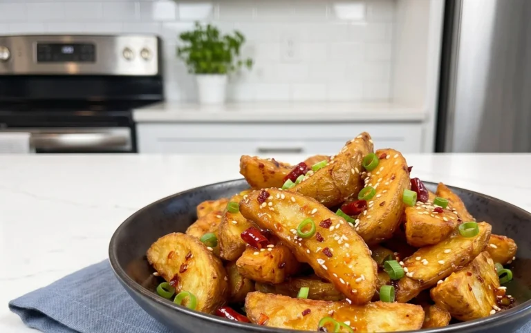 Crispy Honey Chilli Potatoes