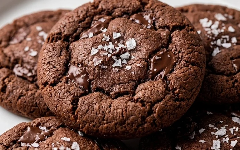 Salted Brownie Cookies