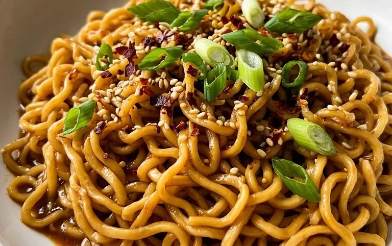 Easy Saucy Ramen Noodles