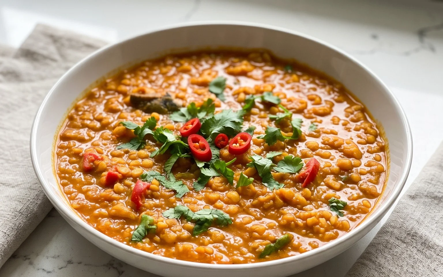 Spicy Red Lentil Curry