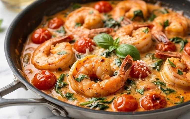 Tuscan Shrimp (One-Pan, 30-Minute Dinner)