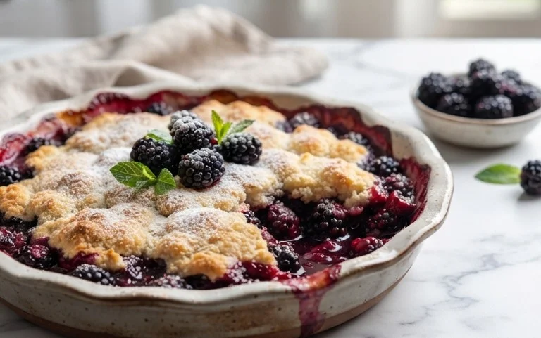 The Pioneer Women's Blackberry Cobbler