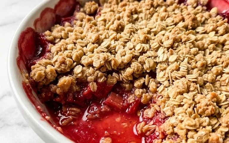 Easy Rhubarb Crisp