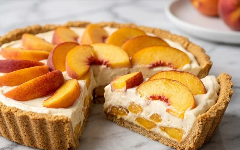 Peaches and Cream Pie