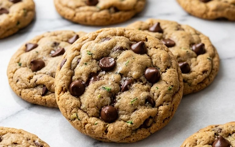 Zucchini Chocolate Chip Cookies