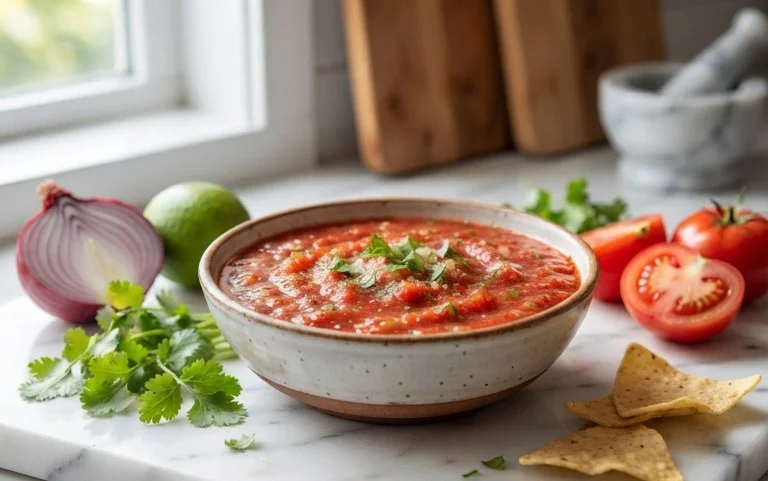 Blender Salsa (Restaurant Style Salsa)