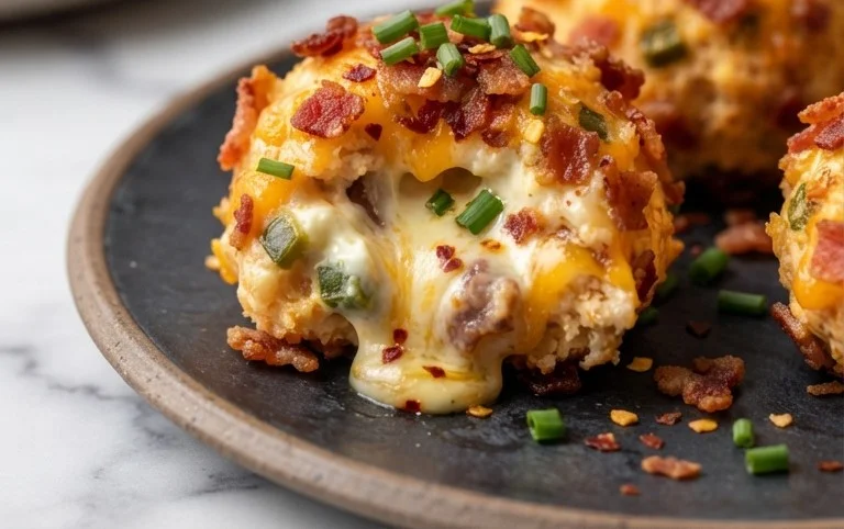 Beef Bacon Jalapeño Popper Cheese Balls
