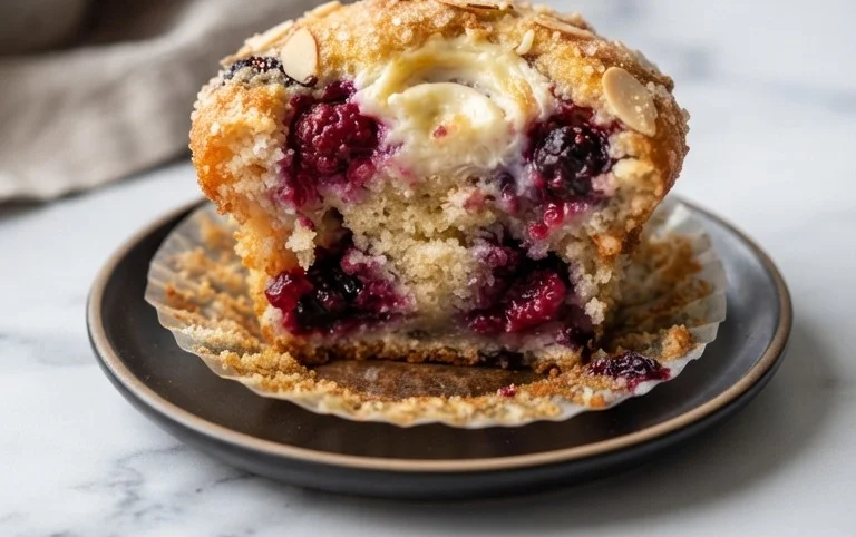 Berry Cream Cheese Muffins