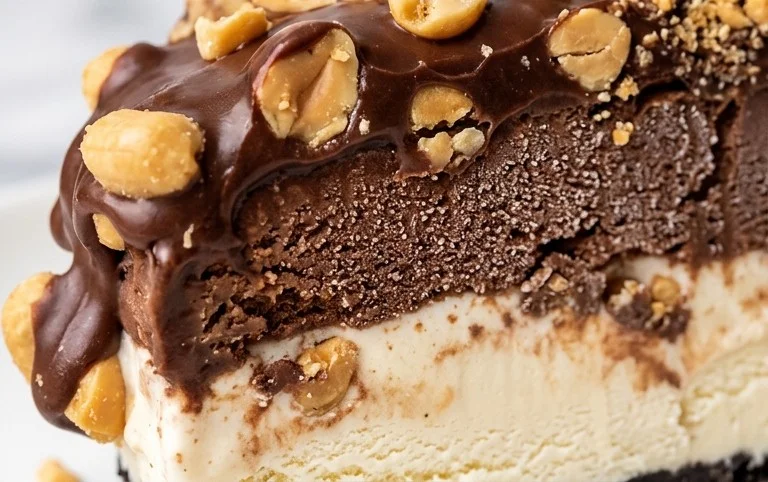 Buster Bar Ice Cream Cake