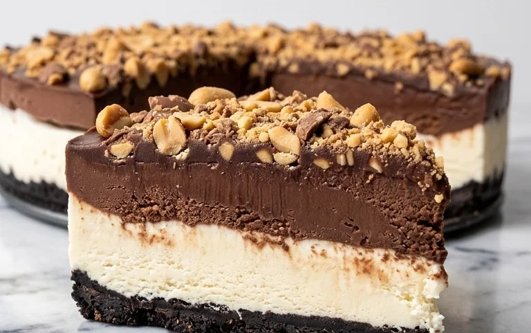 Buster Bar Ice Cream Cake