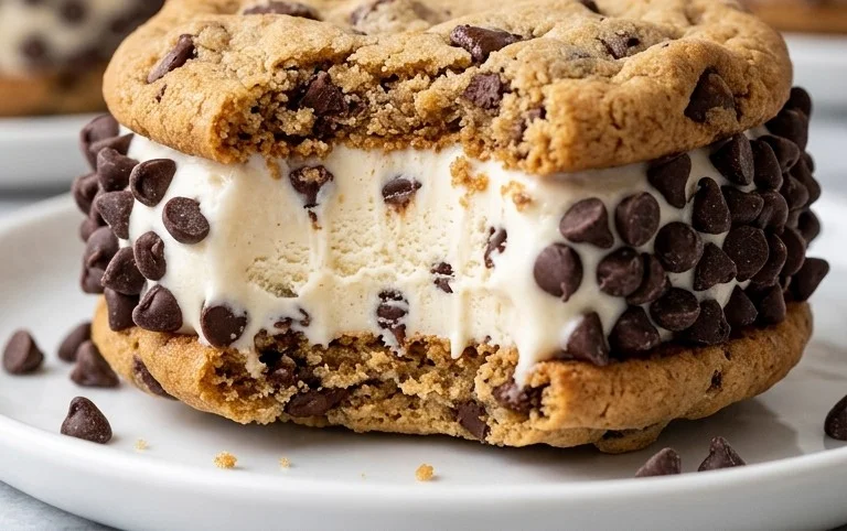 Cookie Ice Cream Sandwiches (Like a Chipwich!)