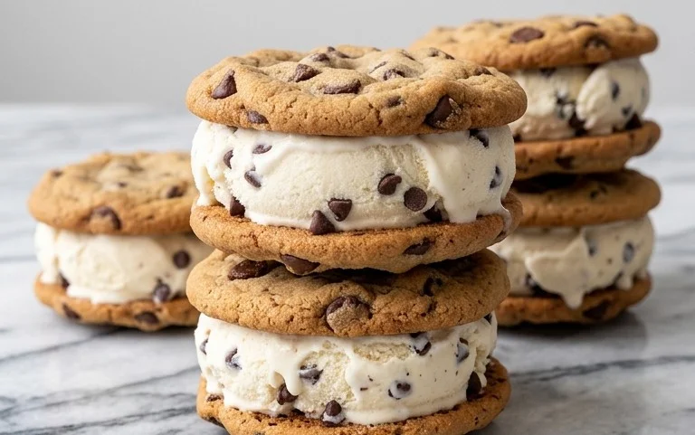 Cookie Ice Cream Sandwiches (Like a Chipwich!)