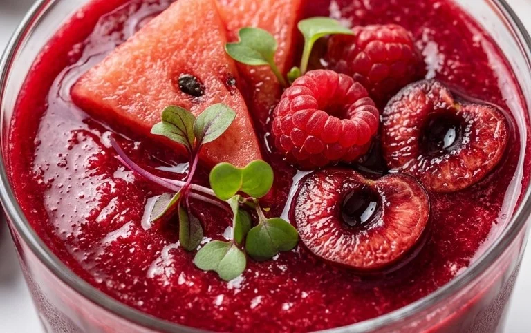 Watermelon Cherry Berry Beet Juice