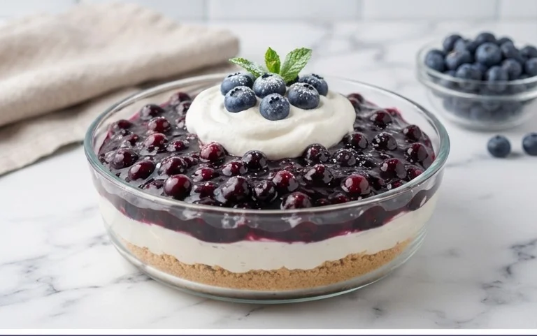 No-Bake Blueberry Yum Yum
