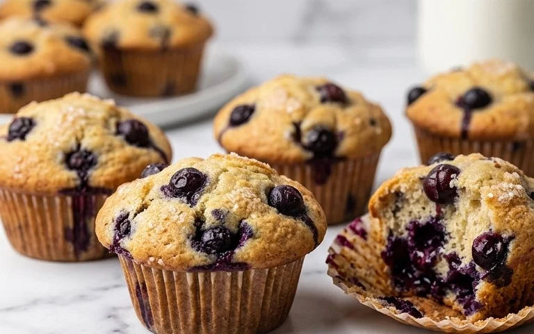 Homemade Blueberry Muffins