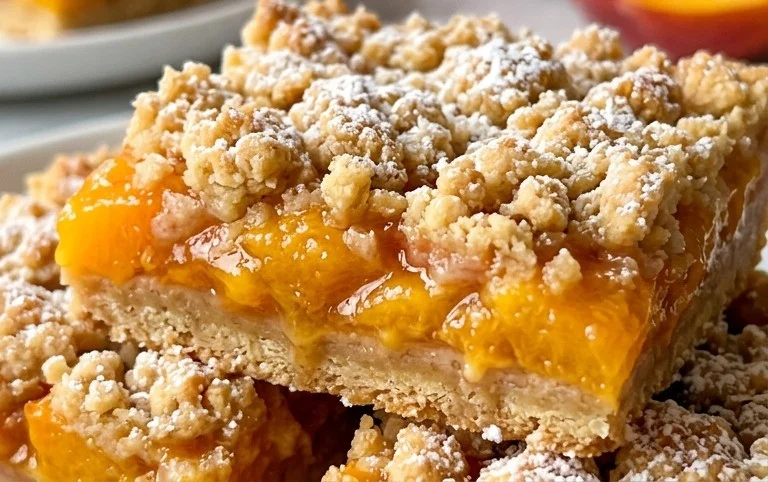 Fresh Peach Crum extractb Bars