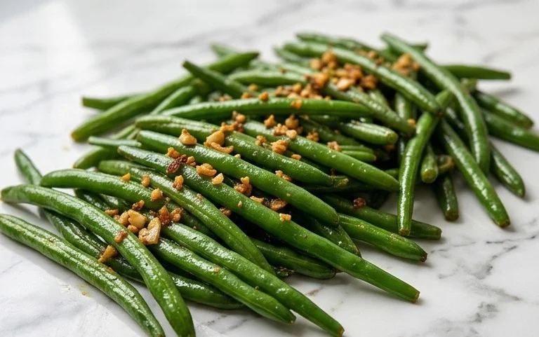 Sautéed Green Beans Recipe with Garlic